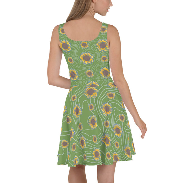 "Sunflower" Women's Skater Dress