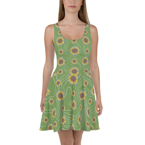 "Sunflower" Women's Skater Dress