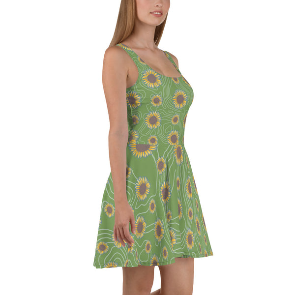 "Sunflower" Women's Skater Dress