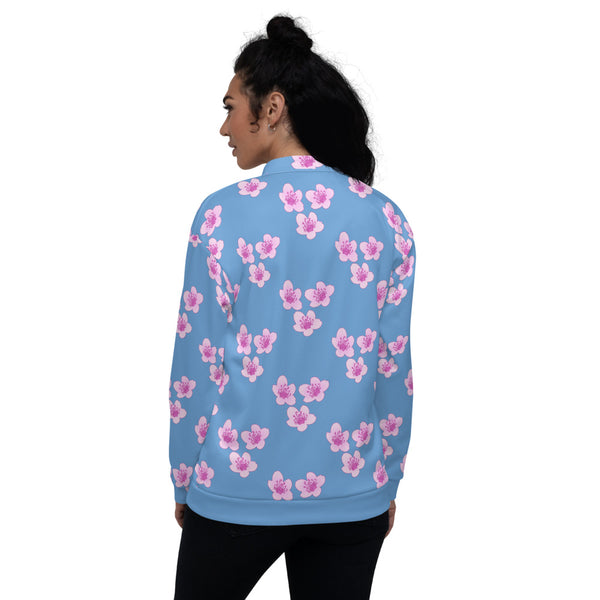 "Pink cherry Blossom"  Women's Bomber Jacket