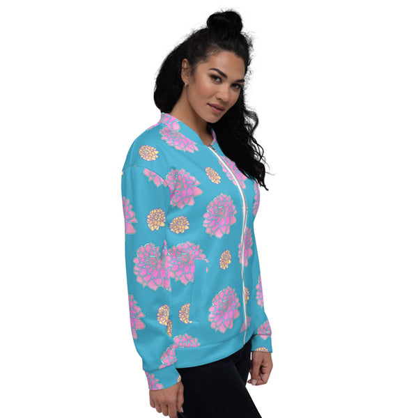 "Rose Flower Design" Women's Bomber Jacket