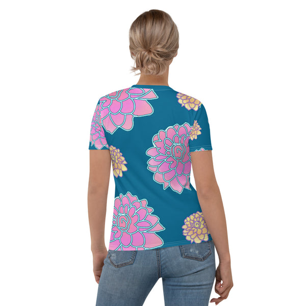 "Rose Flower Design" Women's T-shirt