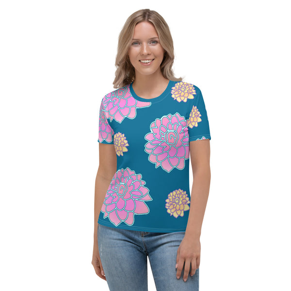 "Rose Flower Design" Women's T-shirt