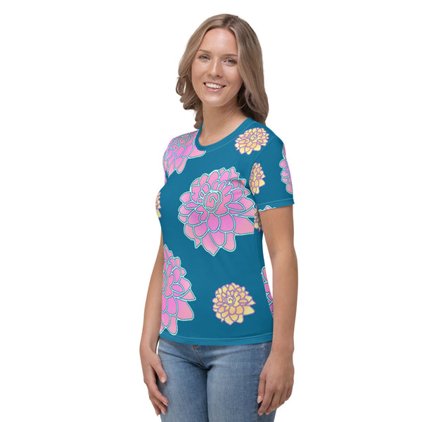 "Rose Flower Design" Women's T-shirt