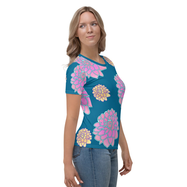 "Rose Flower Design" Women's T-shirt