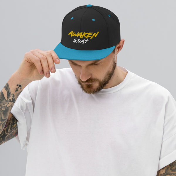 "Awaken G.O.A.T" Men's Snapback Hat